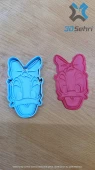 Mickey Mouse Kurabiye Kalıbı ve Şeker Hamuru Seti 4 Adet - 9 CM - 4