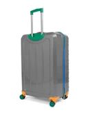 Kabin Boy %100 Polikarbon Valiz 4x2 Teker Gri 1089 thumbnail 2