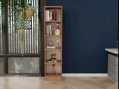 5 Bölmeli Kitaplık Marbella Kiraz - Beyaz - 1