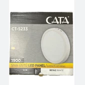 18W SIVA ÜSTÜ LED PANEL (YUVARLAK) (BEYAZ) - 1