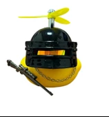 Kasklı Ördek Araç Göğüs Torpido Motorsiklet Bisiklet Süsü Kasklı Pubq - 1