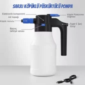 Polham Şarjlı Otomatik 1.5 Litre Yüksek Basınçlı Araç Yıkama Köpük Püskürtücü El Pompası, Otomobil Temizleme Pompası - 4