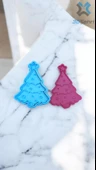 Noel Kurabiye Kalıbı ve Şeker Hamuru Kalıbı Seti 5 Adet - 9 CM - 2