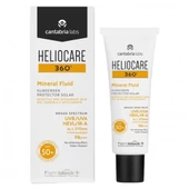 Heliocare 360 Mineral Fluid Spf50+ Koruyucu Güneş Kremi 50ml - 1