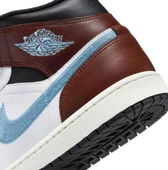 NIKE Air Jordan 1 Mid SE Erkek Spor Ayakkabı Beyaz FQ7831142 I-122 - 4