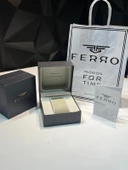 Ferro Retro Zincirli Özel Tasarım Çelik Kordon İyon Kaplama Kasa Kadın Kol Saati+Bileklik BFL40132-RS - 5