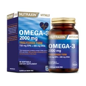 Nutraxin Vitals Omega-3 Balık Yağı 60 Tablet thumbnail 4