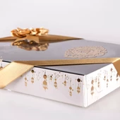 Seccade + Tesbih + Kuran Hediye Seti (Orta Boy, Kadife, Siyah, Lafzatullah) - 5