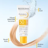 Bioderma Photoderm Aquafluide Light Renkli Güneş Kremi SPF50+ 40ml - 6