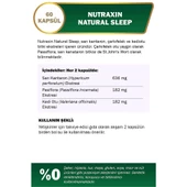 Nutraxin Herbal Naturel Sleep Takviye Edici Gıda 60Kapsül - 2