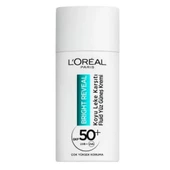 Loreal Paris Bright Reveal Spf 50+ Koyu Leke Karşıtı Fluid Günlük Yüz Güneş Kremi 50ml thumbnail 1