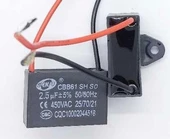 SENJU 450 VAC 2.5uF 50/60Hz Vantilatör Motor Kalkış Kondansatörü - 1