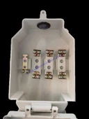 ÇETSAN NH00 Üç Fazlı Trifaze Polyester Kofre Kutusu Buşonlu (3x160A) - 2