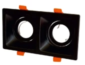 CATA Puma Siyah Kare Spot 2Li Sıva Altı GU-10 Duylu (Ampulsüz) - 1