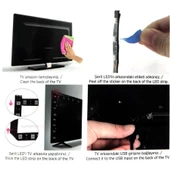 CATA USB Girişli Tv Arkası RGB Şerit Led Seti Kumandalı 3mt - 4