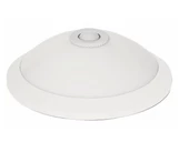 HOROZ Beyaz E-27x2 Duylu Sensörlü Tavan Glop (Plastik Kasa) - 1