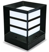 HOROZ PRİZMA-2 KARE KÜP IZGARALI ARMATÜR SİYAH - 1