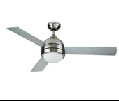 VANTİ Üç Kanat Dekoratif Lambalı Tavan Vantilatörü 60W Krom - 1