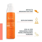 Avene Hassas Ciltler için Güneş Koruyucu Sprey SPF50+ 200ml - 2