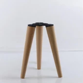 Ahşap Sehpa 3'lü Ayak Takımı 50 cm Zigon Puf Tabure Ayağı Masa Ayakları 50 cm Bağlantı Aparatı Dahil - 11