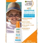 Garnier Ambre Solaire Sensitive Advanced Çocuk Güneş Koruyucu Sprey Spf50 150ml - 2