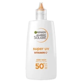 Garnier Ambre Solaire Super UV C Vitamini Koyu Leke Karşıtı Fluid Krem SPF50+ 40ml - 1