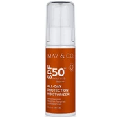 May&Co Ton Eşitleyici Aydınlatıcı Etkili Yüksek Koruma Sağlayan Spf 50 Krem 50ml - 1