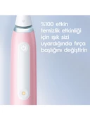Oral-B iO3 Pembe Elektrikli Diş Fırçası, 1 Diş Fırçası Başlığı, Braun Tasarımı - 2