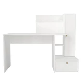 Dekorister Shellon Çalışma Masası Beyaz - 7