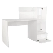 Dekorister Shellon Çalışma Masası Beyaz - 6