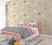 Civciv Desenli Çocuk Odası Duvar Kağıdı Baskı thumbnail 2