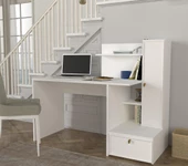 Dekorister Shellon Çalışma Masası Beyaz - 2