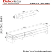 Dekorister Chester Tv Ünitesi Ceviz-Antrasit - 5
