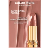 Loreal Paris Color Riche Saten Ruj - 601 Worth It Intense - 3