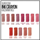 Maybelline New York Super Stay Ink Crayon Kalem Mat Ruj- Spiced Up - 100 Reach High - 6
