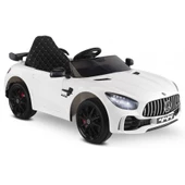 BABYHOPE 444 GTR SPORT 12V UZAKTAN KUMANDALI AKÜLÜ ARABA BEYAZ - 1