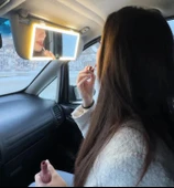 Araba Güneşlik Aynası Oto 4 Modlu Şarjlı Güneşlik Makyaj Aynası Araba Makyaj Aynası - 1