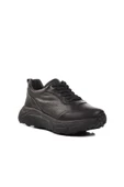 Marcomen 20225 Siyah-Siyah Aırbag Sole Hakiki Deri Hafif Erkek Günlük Ayakkabı - 1