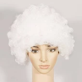 Beyaz Kıvırcık Model Peruk - 1