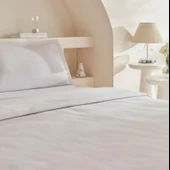 Karaca Home White Colllection Lavin Taş %100 Pamuk Çift Kişilik Nevresim Takımı - 3