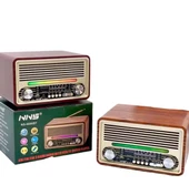 NNS Ns-6680 Usb / Tf Kart / Fm Retro Taşınabilir Bluetooth Hoparlör - 4