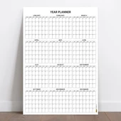 Amerikan Standardı Zamansız Yıllık Planlayıcı Takvim, Pazar Günü Başlangıçlı, Sürekli Takvim, Tarihsiz Yıllık Planlayıcı thumbnail 2