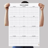 Amerikan Standardı Zamansız Yıllık Planlayıcı Takvim, Pazar Günü Başlangıçlı, Sürekli Takvim, Tarihsiz Yıllık Planlayıcı thumbnail 4