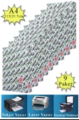 Fotokopi Kağıdı A4 80 gr 500 lü 9 Paket Copierbond Fotokopi Kağıdı Lazer İnkjet ve Fotokopi Makineleri İçin Uyumlu - 1