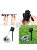 Solar 30 Ledli Çiçekli Günışığı Bahçe Aydınlatma Dekorasyon Güneş Enerjili - 5