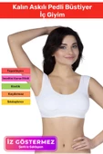 Yeni Sezon Rahat Sıkılaştırıcı Toparlayıcı Şekillendirici Kadın Dikişsiz Kalın Askılı Pedli Bustiyer - 1