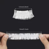 100 adet Su geçirmez kulak örtüleri su geçirmez kulak kapları duş İçin - 4