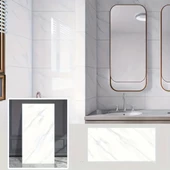 Beyaz Mermer Desenli Alüminyum Plastik Duvar Sticker - 3