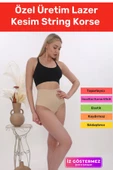 Yeni Sezon Toparlayıcı İz Göstermeyen Sıkılaştırıcı Şekillendirici Kaymaz Lazer Kesim String Korse thumbnail 1