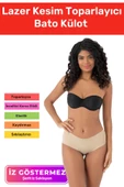 Özel Tasarım İz Göstermeyen Kaymaz Vücut Şekillendirici Kadın Lazer Kesim Toparlayıcı Bato Külot thumbnail 1
